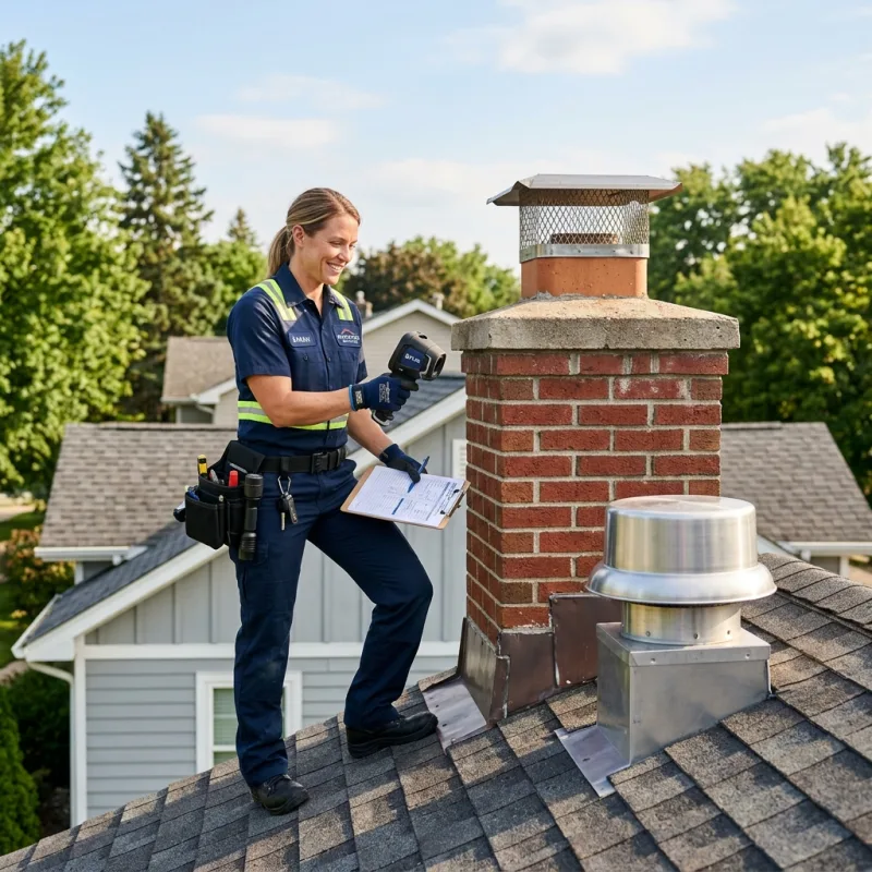 Technician removing a deceased bird from an indoor space in Junction Village